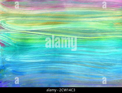 Abstrakt Aquarell gemalten Muster Hintergrund Nahaufnahme Stockfoto