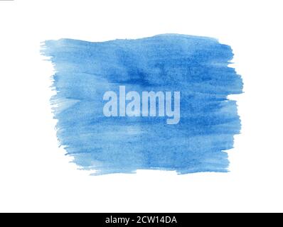 Aquarell Grunge Nahaufnahme Hintergrund Wolke isoliert auf weiß Stockfoto