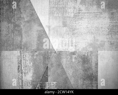 Tapete schwarz-weiß Textur Hintergrund mit Dreiecken. Geometrische Textur Stockfoto