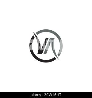 Logo/Symbol mit V- oder VA-Schriftzug Stock Vektor