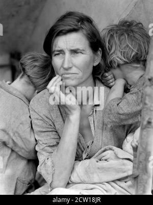 Migrantenmutter von Dorothea lange, 1936 Stockfoto