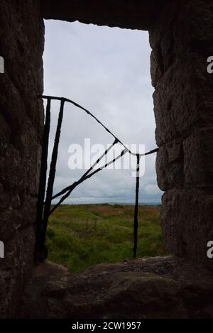 Die Ruinen der Ding Dong Zinnmine, Madron, Penzance, Cornwall, England Stockfoto