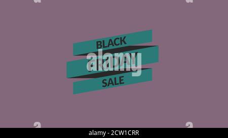 Black friday Verkauf auf lila Hintergrund.Verkauf Förderung, Werbung, Marketing, Website. Stockfoto