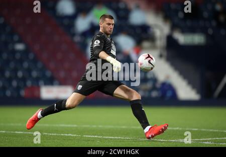 West Bromwich Albion Torwart Sam Johnstone während des Premier League Spiels auf den Hawthorns, West Bromwich. Stockfoto