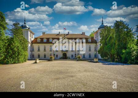 Barockpalast in Nieborów, Polen Stockfoto