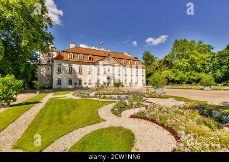 Barockpalast in Nieborów, Polen Stockfoto