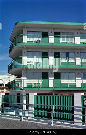 Island Motel, Atlantic City, New Jersey, USA, John Margolies Roadside America Photograph Archive, 1985 Stockfoto