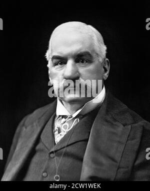 J. P. Morgan. Porträt des amerikanischen Bankiers und Finanziers John Pierpont Morgan Sr. (1837-1913), um 1903 Stockfoto