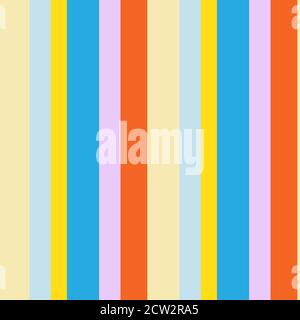 Regenbogen gestreift nahtlose Muster Hintergrund geeignet für Mode-Textilien, Stock Vektor