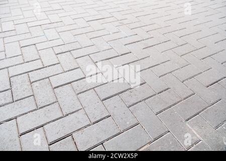 Betonfertiger Block Bodenmuster für Hintergrund Stockfoto