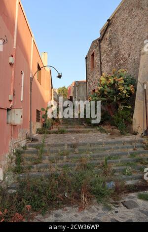 Milazzo - Scale di San Gaetano Stockfoto