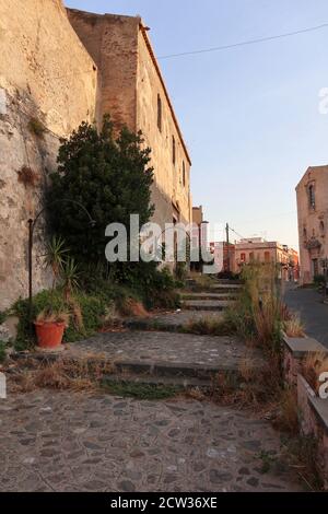 Milazzo - Scalinata di San Gaetano all'alba Stockfoto