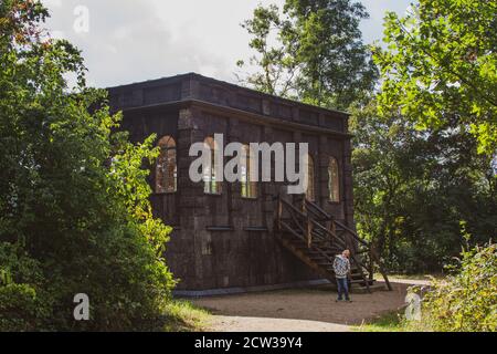 Berlin, Deutschland - Pfaueninsel im Wannsee. Ein nahe gelegenes Erholungsgebiet von Berlin Stockfoto