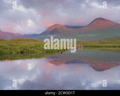 Lochan na Stainge Sonnenaufgang Stockfoto