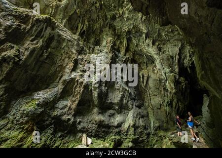 Garganta de Kakueta, Sainte-Engrâce, región de Aquitania, departamento de Pirineos Atlánticos, Francia Stockfoto