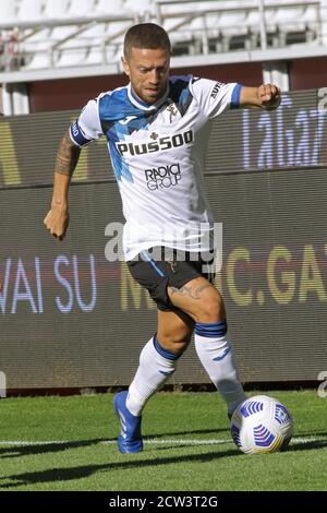 Turin, Italien. September 2020. 10 Alejandro Gomez (Atalanta) während Torino vs Atalanta, italienische Fußballserie EIN Spiel in Turin, Italien, September 26 2020 Quelle: Independent Photo Agency/Alamy Live News Stockfoto