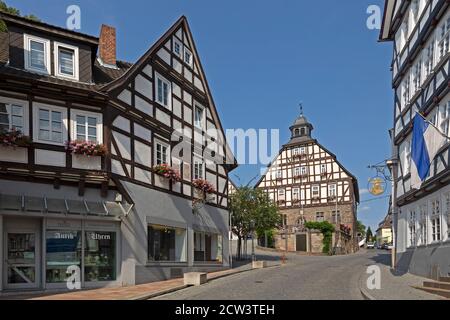 Rathaus, Homberg (Efze), Hessen, Deutschland Stockfoto