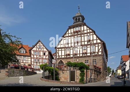 Rathaus, Homberg (Efze), Hessen, Deutschland Stockfoto