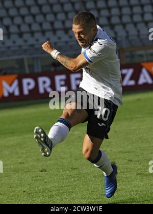 10 Alejandro Gomez (Atalanta) während des Spiels Torino gegen Atalanta, italienische Fußballserie A, Turin, Italien, 26. September 2020 Stockfoto
