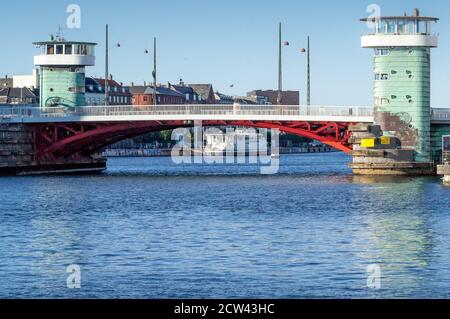 Gefangen in Dänemark Stockfoto