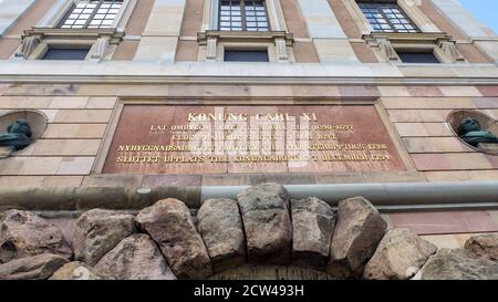 Kungliga Slottet, Stockholms Königspalast. Es ist ein königlicher Palast an der Norrström im nördlichen Teil von Gamla Stan in Stockholm, Schweden. IT i Stockfoto