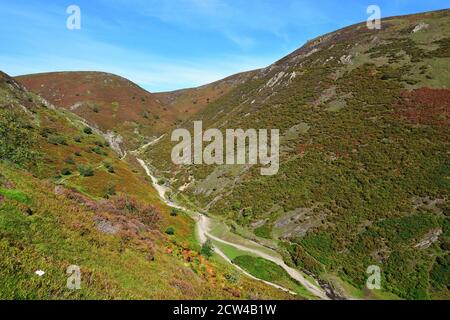 Carding Mill Valley, Church Stretton, Shropshire, Großbritannien Stockfoto