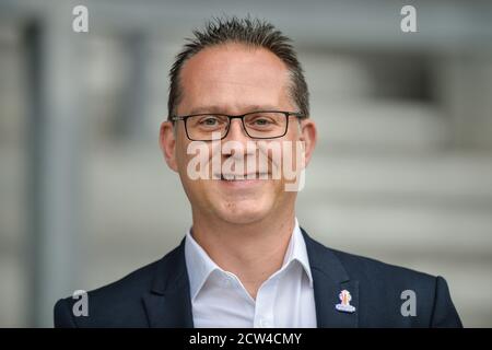 Jon Dutton CEO der Rugby League World Cup 2021 Stockfoto