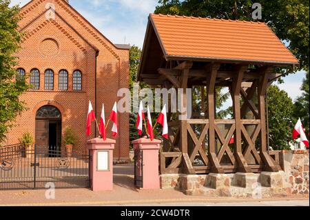 Kirche in Szczepanowo in Polen Stockfoto