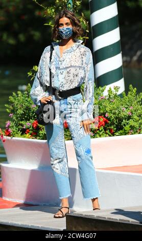 Taylor Hill wird beim 77. Filmfestival in Venedig am 02. September 2020 im Excelsior ankommen Stockfoto