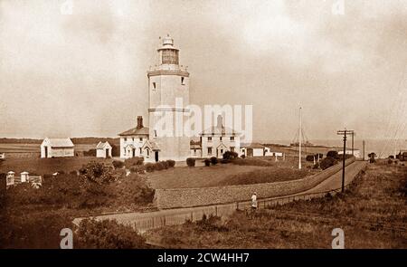 North Foreland Lighthouse, in der Nähe von Broadstairs, Kent, Vintage-Foto Stockfoto