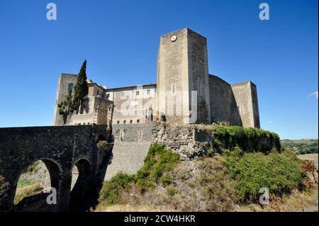 Italien, Basilikata, Melfi, normannisches Schloss von Frederick II Stockfoto