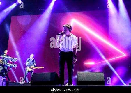 25. September 2020, Toronto, Ontario, Kanada: Der kanadische Sänger Johnny Orlando spielte eine ausverkaufte Show auf der OLG Play Stage in Toronto. Im Bild: JOHNNY ORLANDO (Bild: © Angel Marchini/ZUMA Wire) Stockfoto