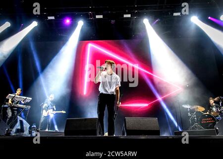 25. September 2020, Toronto, Ontario, Kanada: Der kanadische Sänger Johnny Orlando spielte eine ausverkaufte Show auf der OLG Play Stage in Toronto. Im Bild: JOHNNY ORLANDO (Bild: © Angel Marchini/ZUMA Wire) Stockfoto