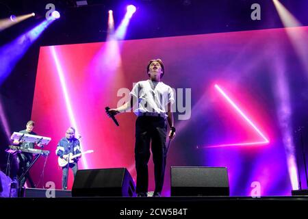 25. September 2020, Toronto, Ontario, Kanada: Der kanadische Sänger Johnny Orlando spielte eine ausverkaufte Show auf der OLG Play Stage in Toronto. Im Bild: JOHNNY ORLANDO (Bild: © Angel Marchini/ZUMA Wire) Stockfoto