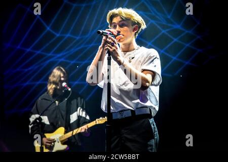 25. September 2020, Toronto, Ontario, Kanada: Der kanadische Sänger Johnny Orlando spielte eine ausverkaufte Show auf der OLG Play Stage in Toronto. Im Bild: JOHNNY ORLANDO (Bild: © Angel Marchini/ZUMA Wire) Stockfoto