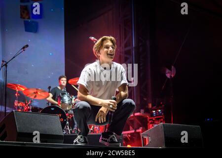 25. September 2020, Toronto, Ontario, Kanada: Der kanadische Sänger Johnny Orlando spielte eine ausverkaufte Show auf der OLG Play Stage in Toronto. Im Bild: JOHNNY ORLANDO (Bild: © Angel Marchini/ZUMA Wire) Stockfoto