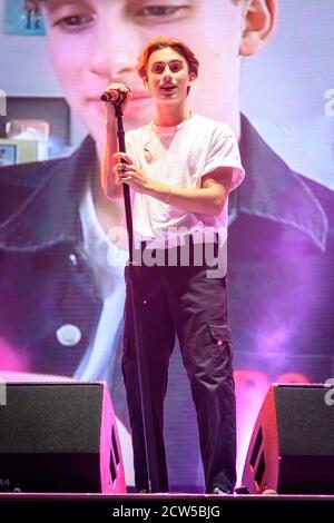25. September 2020, Toronto, Ontario, Kanada: Der kanadische Sänger Johnny Orlando spielte eine ausverkaufte Show auf der OLG Play Stage in Toronto. Im Bild: JOHNNY ORLANDO (Bild: © Angel Marchini/ZUMA Wire) Stockfoto