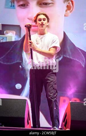 25. September 2020, Toronto, Ontario, Kanada: Der kanadische Sänger Johnny Orlando spielte eine ausverkaufte Show auf der OLG Play Stage in Toronto. Im Bild: JOHNNY ORLANDO (Bild: © Angel Marchini/ZUMA Wire) Stockfoto