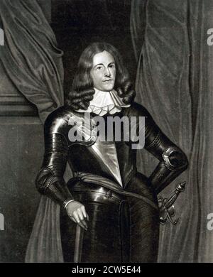 HENRY CROMWELL (1628-1674) vierter Sohn von Oliver Cromwell Stockfoto