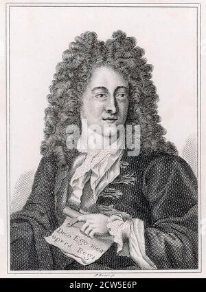 JOHN LAW (1671-1729) schottischer Ökonom Stockfoto