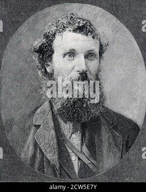 JOHN MUIR (1838-1914) schottisch-amerikanischer Naturforscher, Botaniker, Umweltschützer, Stockfoto