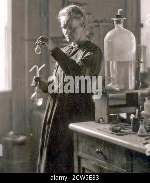 MARIE CURIE (1867-1934) polnisch-französische Physikerin und Chemikerin Stockfoto