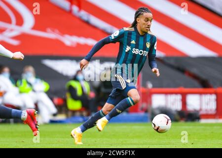 Sheffield, Großbritannien. September 2020. Leeds United Stürmer Helder Costa während der englischen Meisterschaft Premier League Fußballspiel zwischen Sheffield United und Leeds United am 27. September 2020 in Bramall Lane in Sheffield, England - Foto Malcolm Bryce / ProSportsImages / DPPI Credit: LM/DPPI/Malcolm Bryce/Alamy Live News Stockfoto