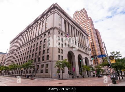 Das City County Building in der Innenstadt von Pittsburgh, fertiggestellt 1917, Pittsburgh, Pennsylvania, USA Stockfoto