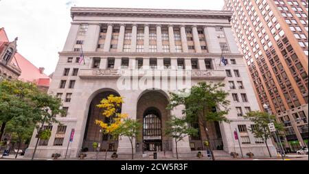 Das City County Building in der Innenstadt von Pittsburgh, fertiggestellt 1917, Pittsburgh, Pennsylvania, USA Stockfoto