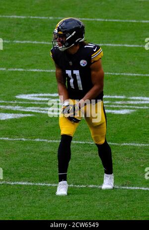 Pittsburgh, PA, USA. September 2020. Chase Claypool #11 während der Pittsburgh Steelers vs Houston Texans bei Heinz Field in Pittsburgh, PA. Jason Pohuski/CSM/Alamy Live News Stockfoto