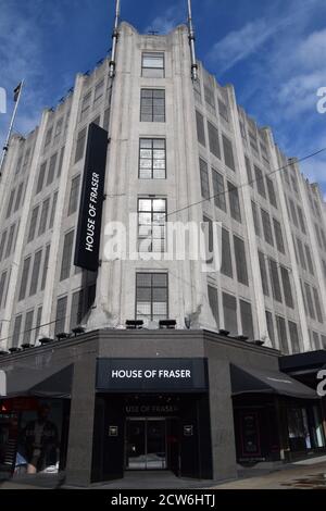 House of Fraser, Oxford Street, London, Großbritannien Stockfoto