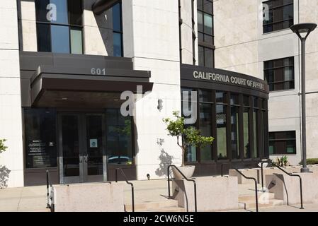 SANTA ANA, KALIFORNIEN - 23. SEPTEMBER 2020: Das Gebäude des California Court of Appeal in Santa Ana. Stockfoto