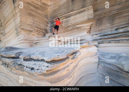 cantera de Mares, Santanyi, Mallorca, balearen, Spanien Stockfoto