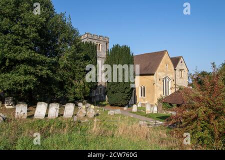 St John the Baptist Church, off Layhams Road, West Wickham, Kent, England, Vereinigtes Königreich, Europa Stockfoto